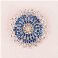 Brooch Ultima Edizione Woman in Silver SA00392-BLU